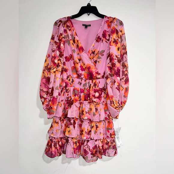 Sam and Jess Dresses & Skirts - Sam & Jess Floral Ruffle Mini Dress - Size Small